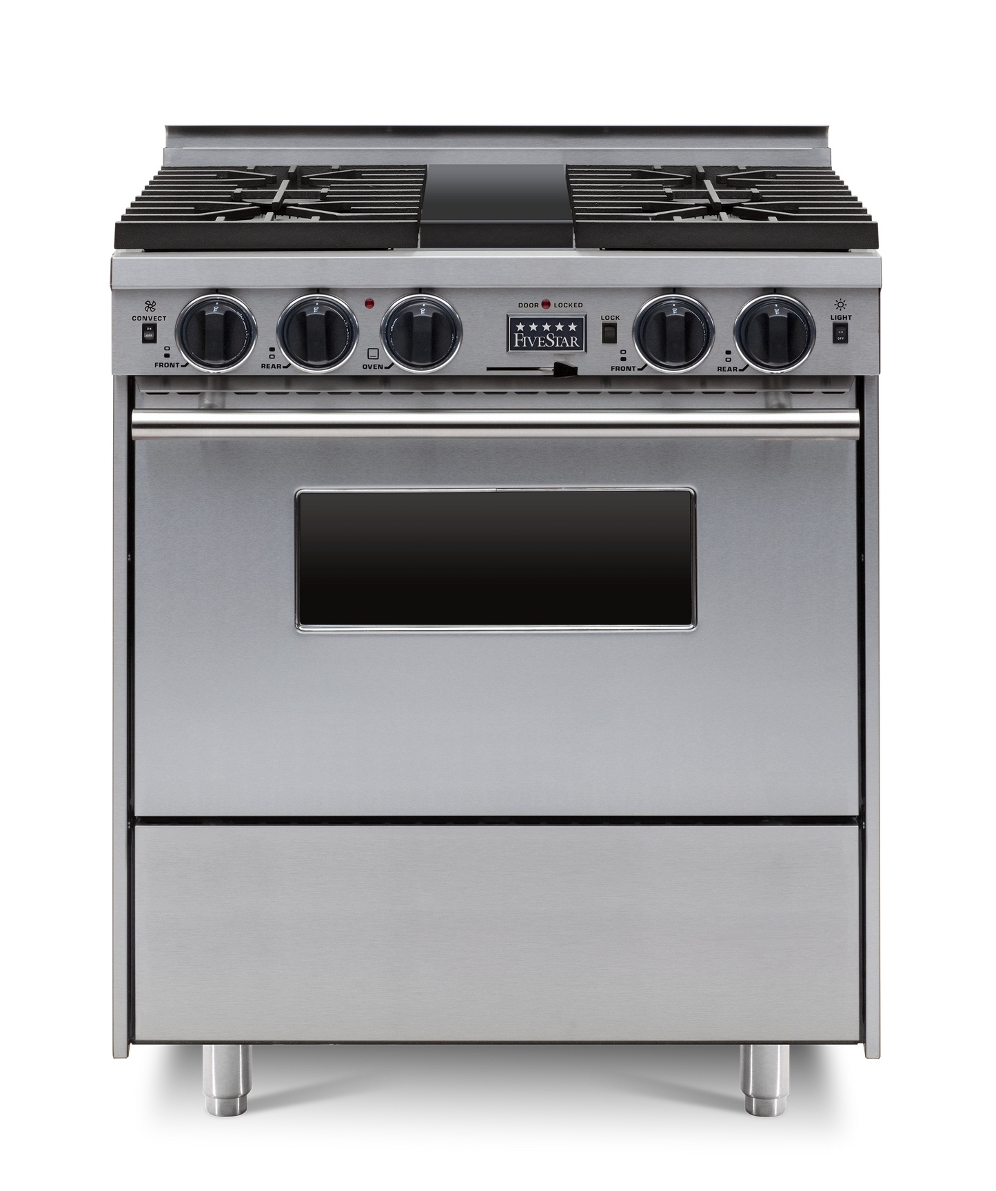 30” Dual-Fuel Self-Cleaning Convection Range - Sealed Burners