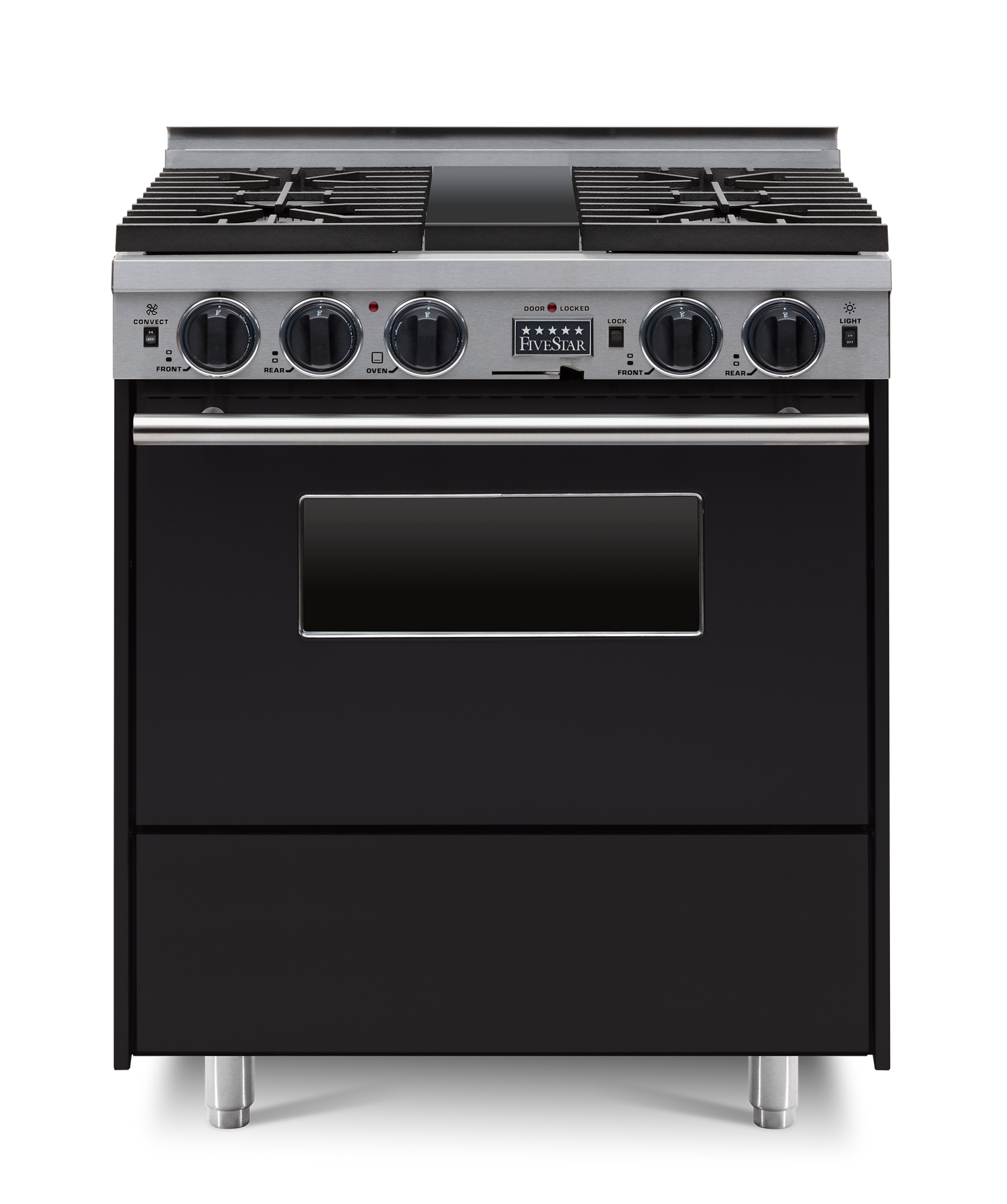 30” Dual-Fuel Self-Cleaning Convection Range - Sealed Burners