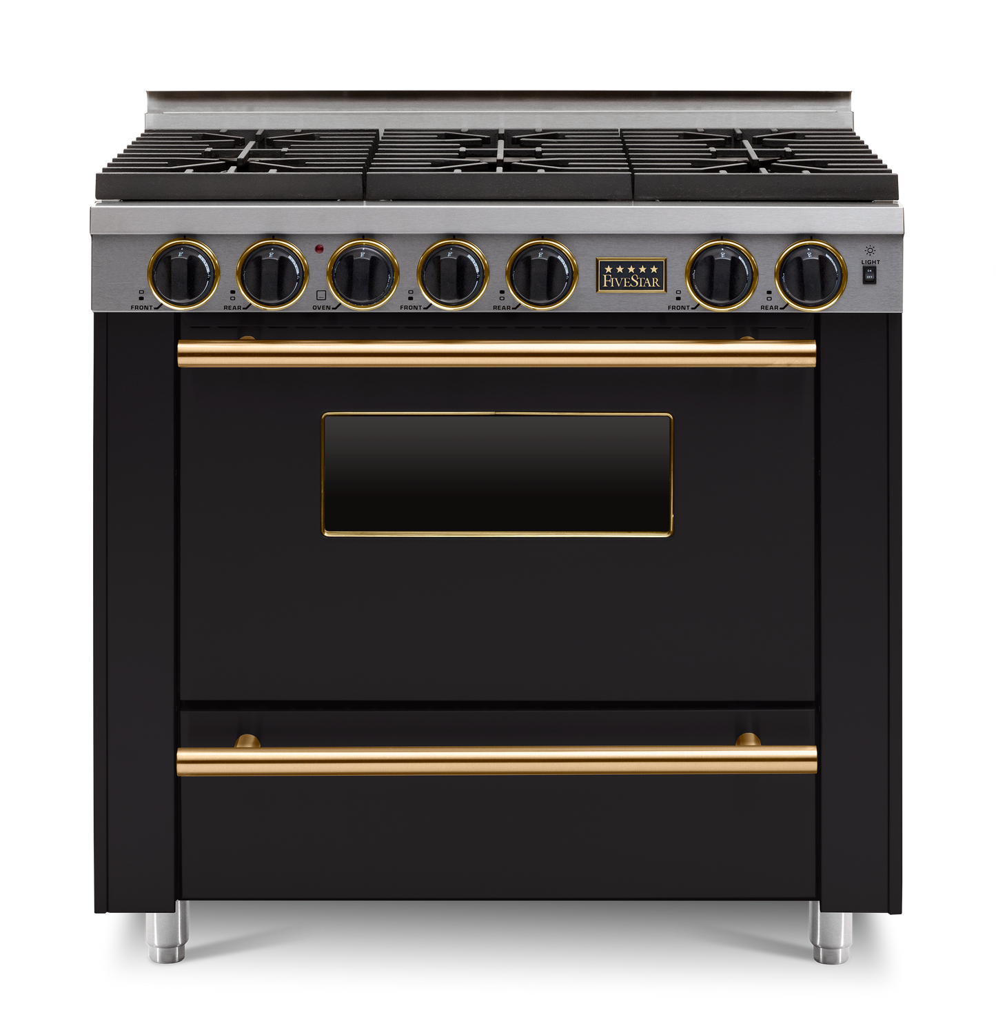 36” All-Gas Six Burner Range - Sealed Burners