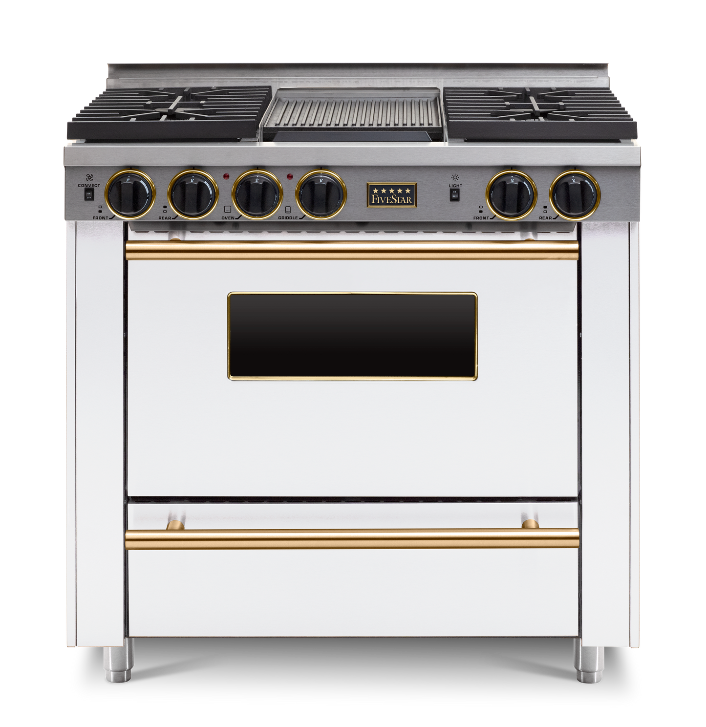 36” All-Gas Convection Range - Sealed Burners