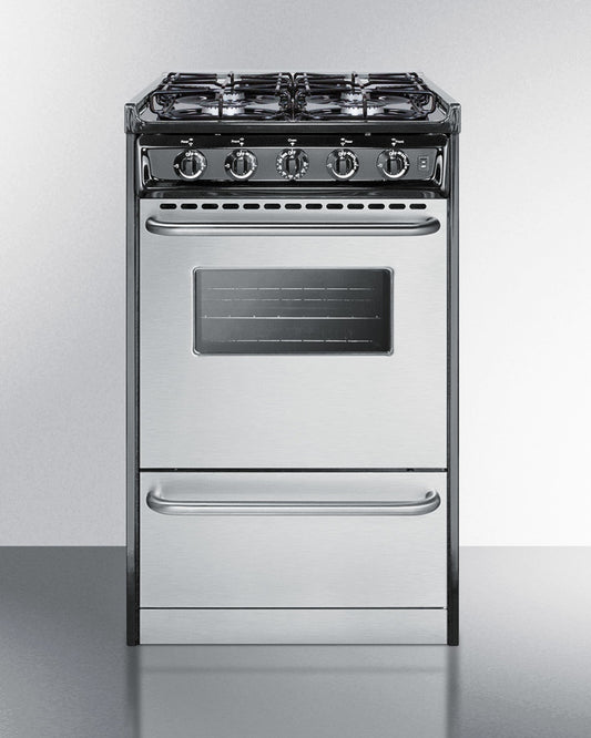 Gas Range Sealed Burner - Standard Plus - Stainless