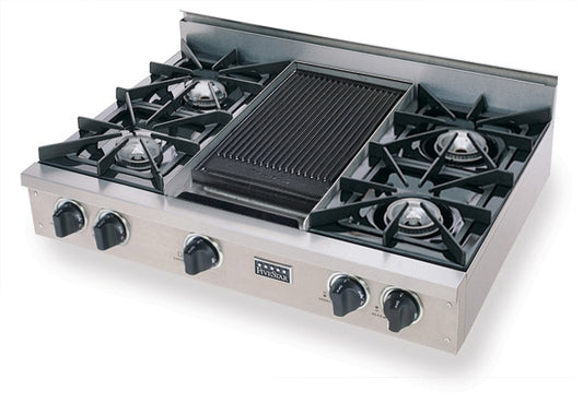 36" Gas Cooktops - Open Burners