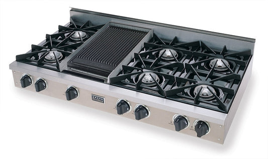 48" Gas Cooktops - Open Burners