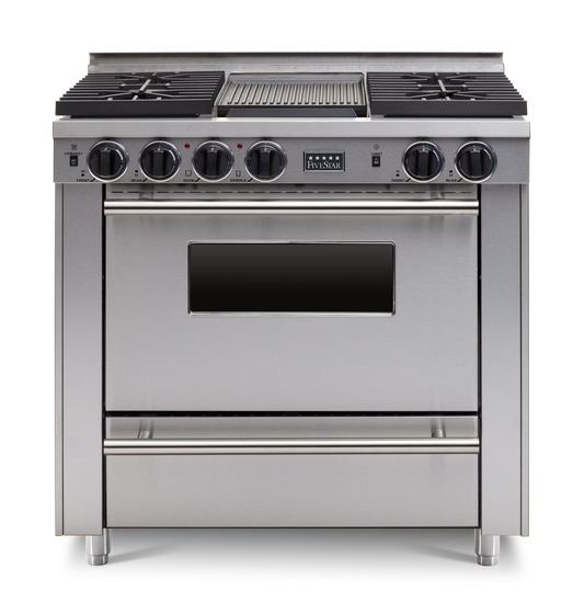 36” All-Gas Convection Range - Sealed Burners